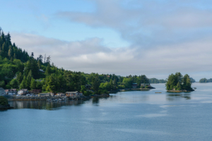 The coast of Sitka Alaska